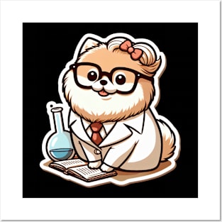 Pomeranian Scientist Posters and Art